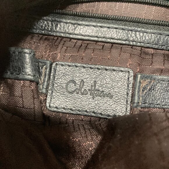GUC Black Leather Cole Haan Satchel or Shoulder Bag - Picture 2 of 12